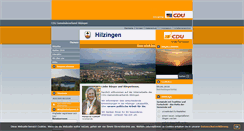 Desktop Screenshot of cdu-hilzingen.de