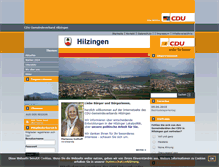 Tablet Screenshot of cdu-hilzingen.de